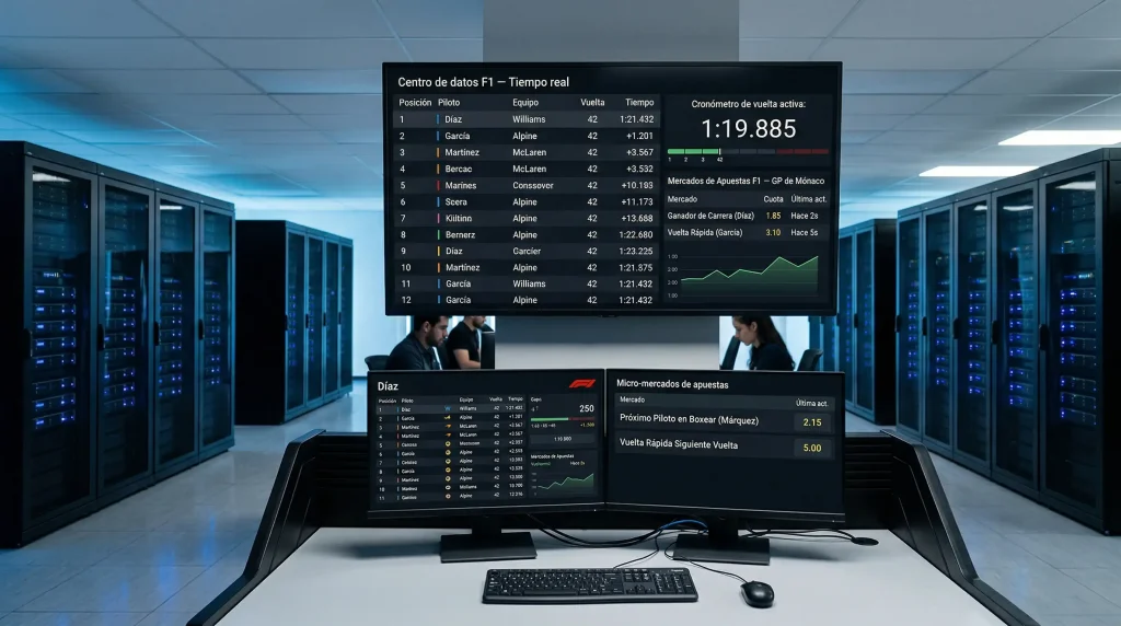 ALT Sports Data como proveedor oficial de datos de apuestas de la F1 y micro-mercados